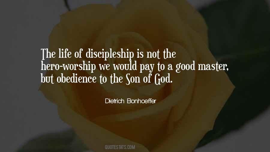 Bonhoeffer Discipleship Quotes #636758