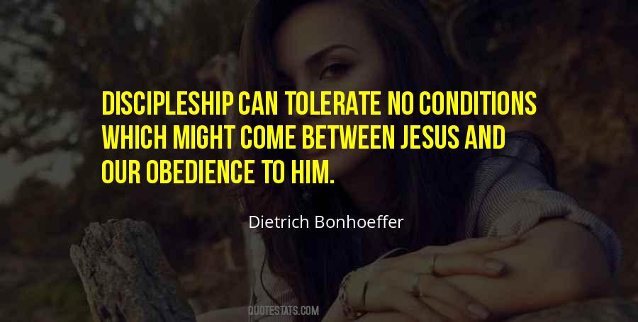 Bonhoeffer Discipleship Quotes #661495