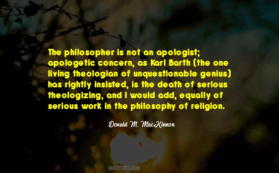 Philosophy Of Religion Quotes #1327455