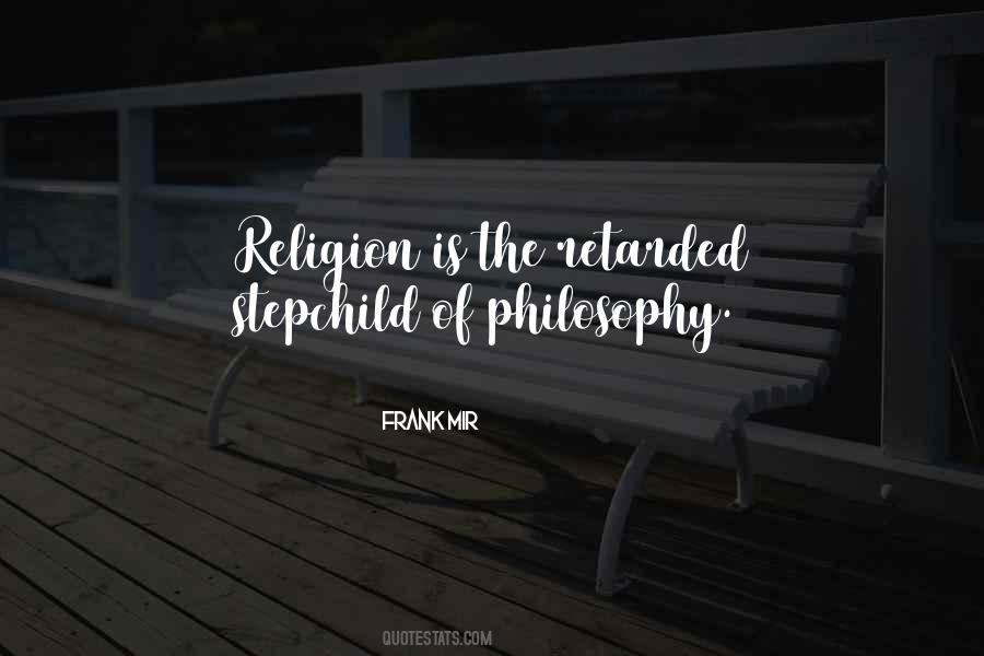 Philosophy Of Religion Quotes #78862