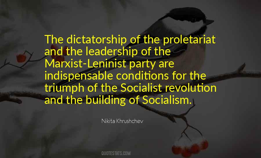 Dictatorship Of The Proletariat Quotes #1436359