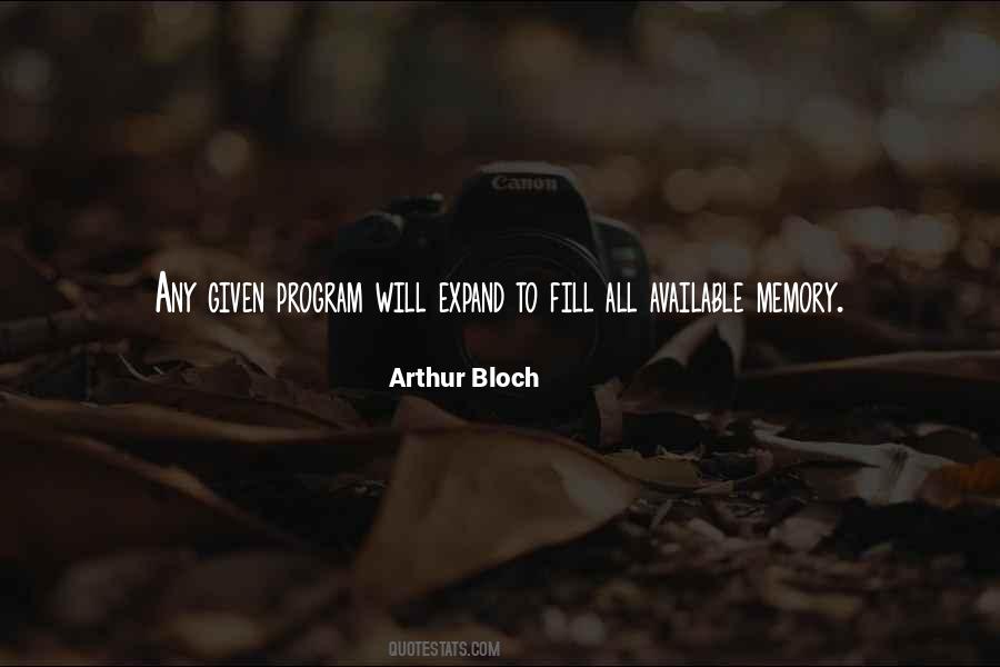 Bloch Quotes #1015500