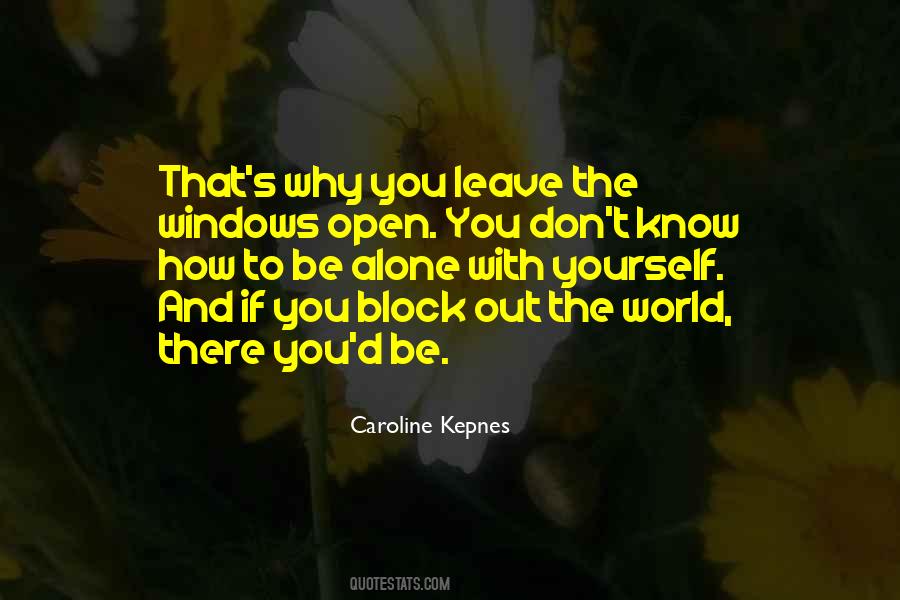 Block Out Quotes #278562