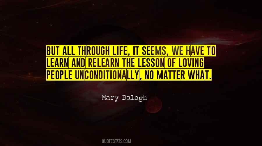 Loving People Unconditionally Quotes #1481732