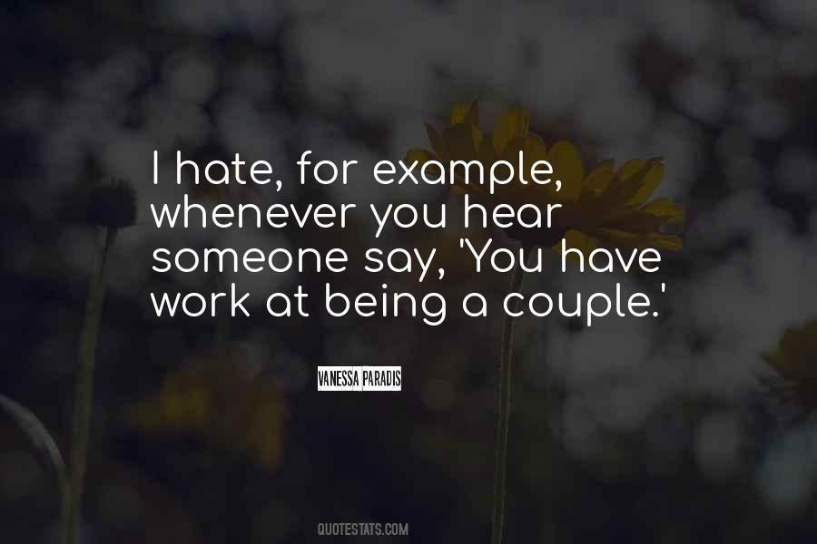 Being A Couple Quotes #804638