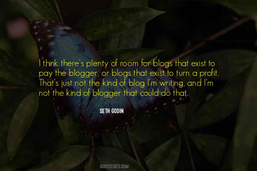 Blogger Quotes #1833303