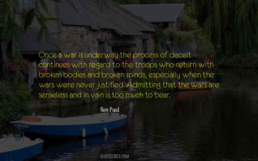 Senseless War Quotes #1377492