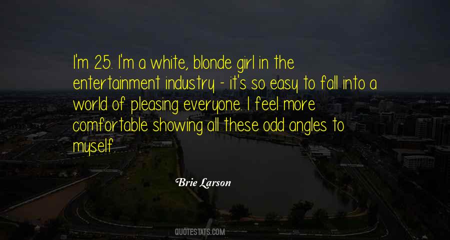 Blonde Girl Quotes #249899
