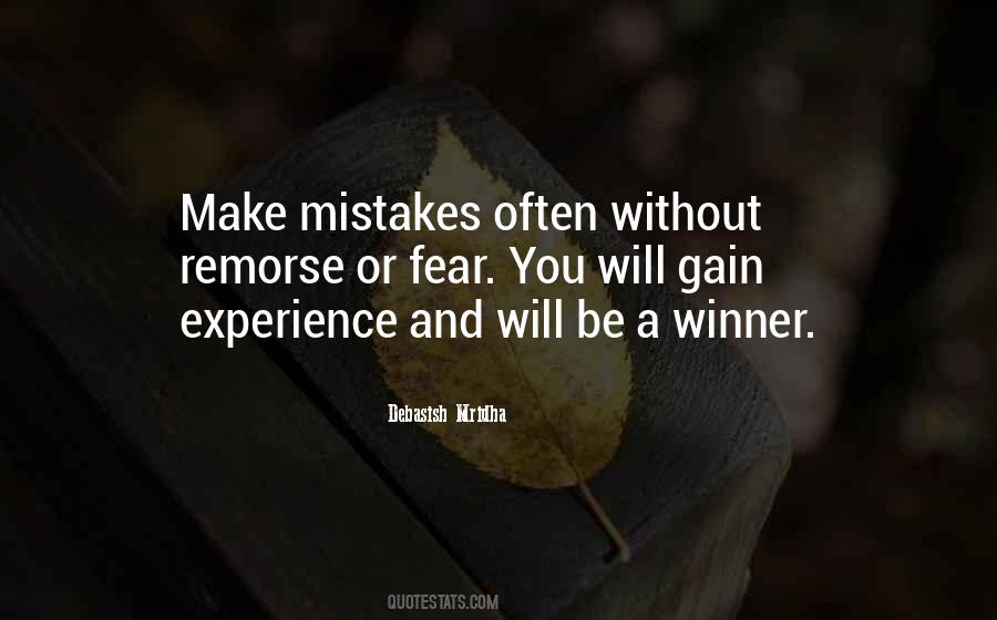 Experience Mistakes Wisdom Quotes #1179012