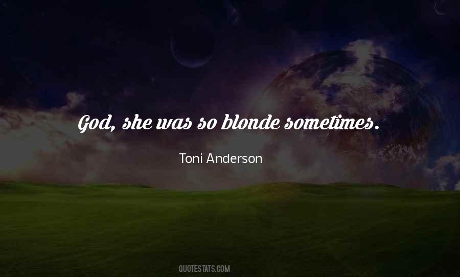 Blonde Quotes #971016