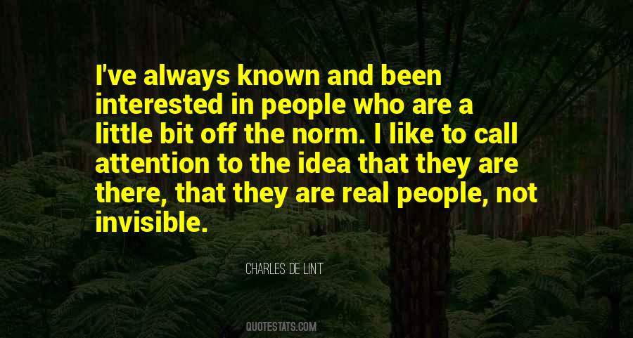 Invisible People Quotes #830673