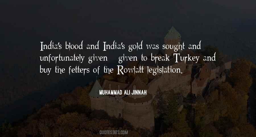 Blood And Gold Quotes #1798760