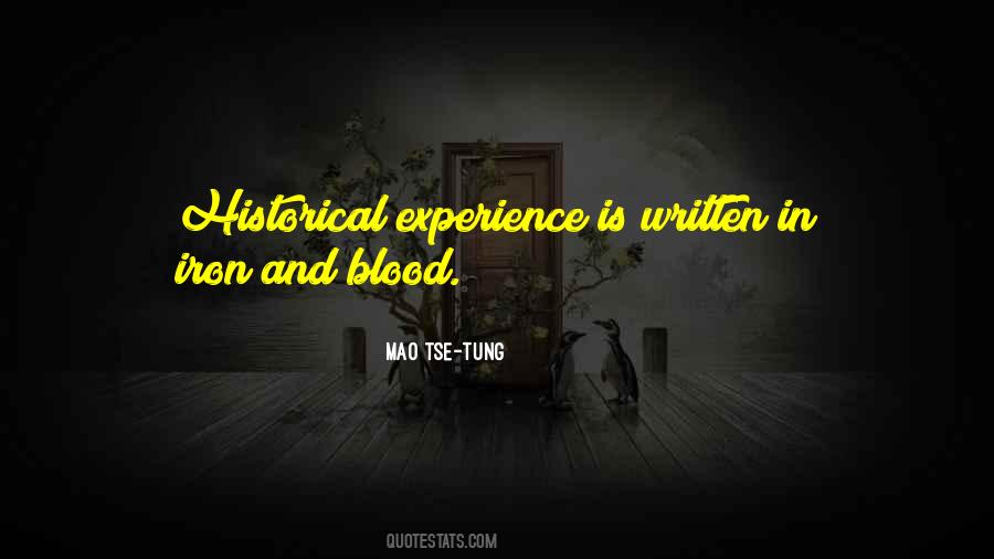 Blood And Iron Quotes #1680585