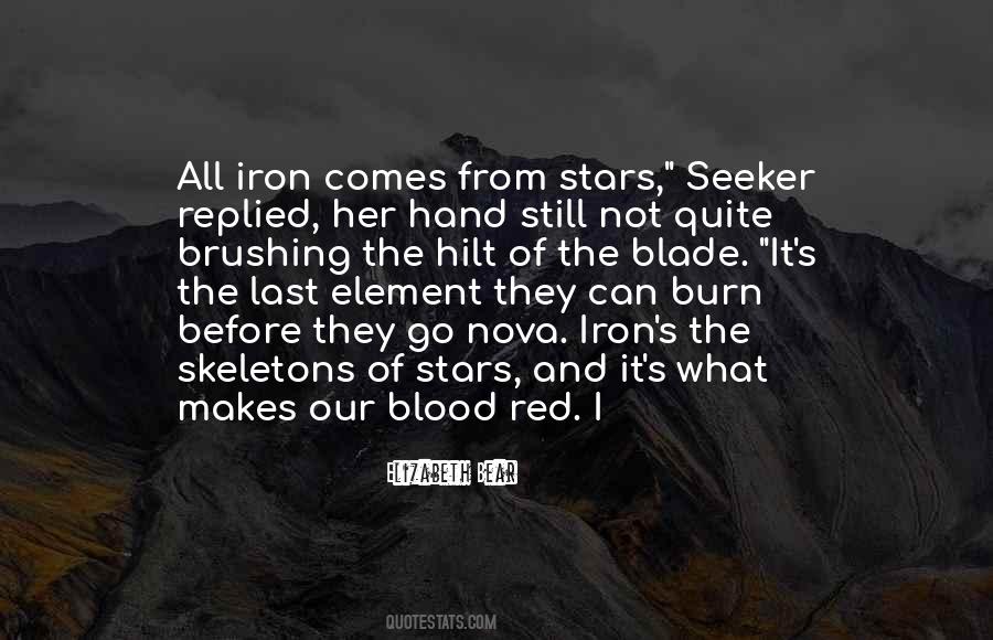 Blood And Iron Quotes #1879318