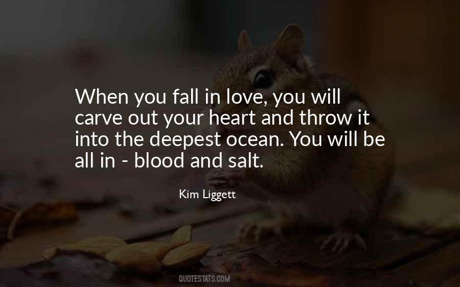 Blood And Love Quotes #113639