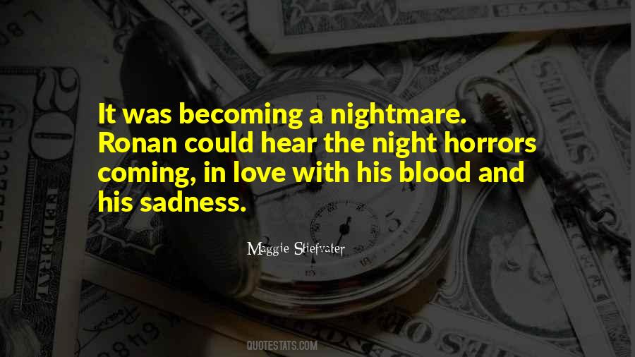 Blood And Love Quotes #20370