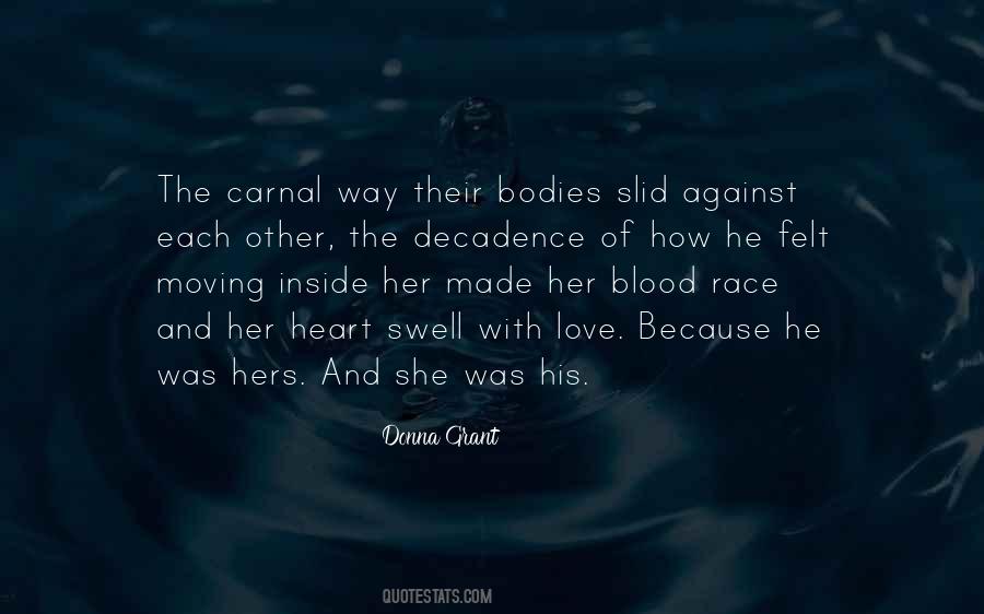 Blood And Love Quotes #434325