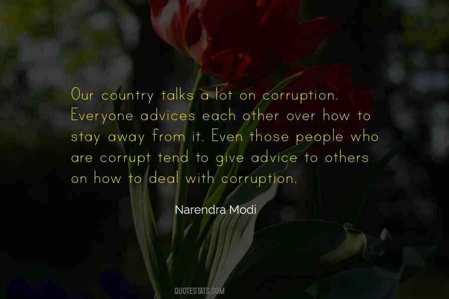 Corrupt Corruption Quotes #71567