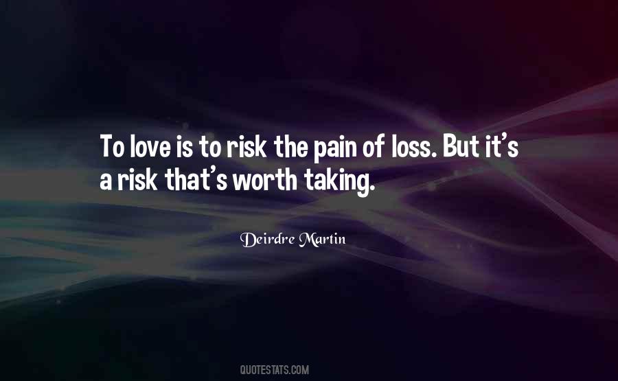 Love Risk Quotes #167850