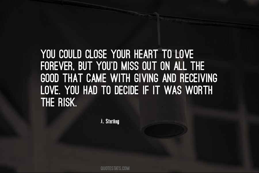Love Risk Quotes #408788