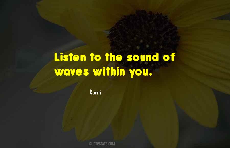 Sound What Is A Wave Quotes #501082