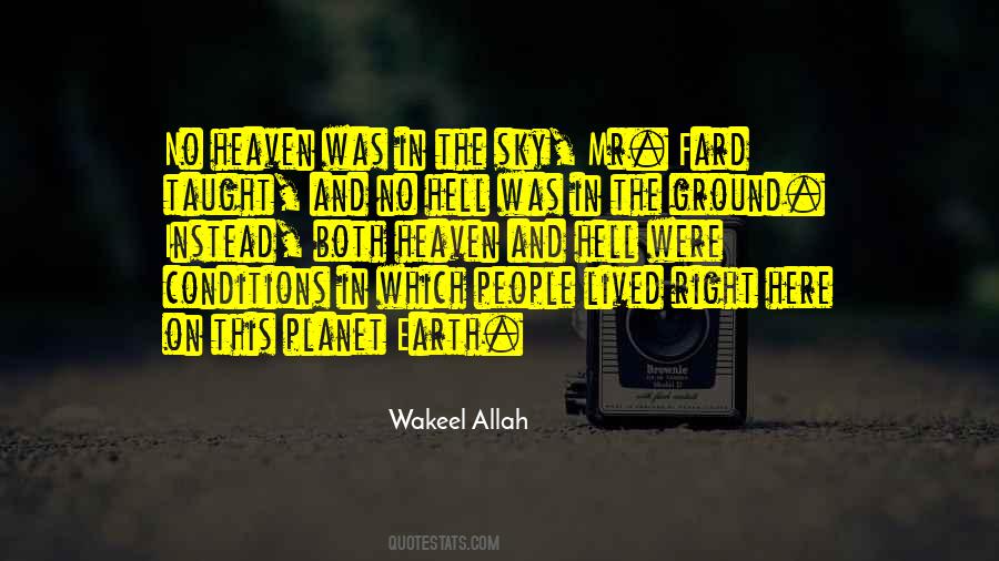 W D Fard Quotes #1490209