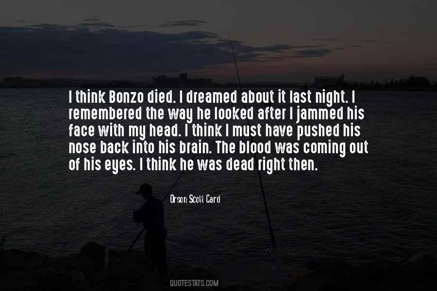Blood In My Eyes Quotes #275804