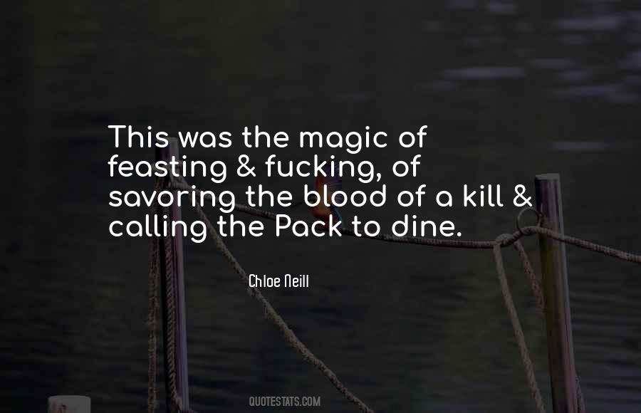 Blood Magic Quotes #441783