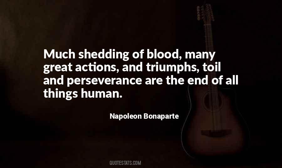 Blood Shedding Quotes #518061