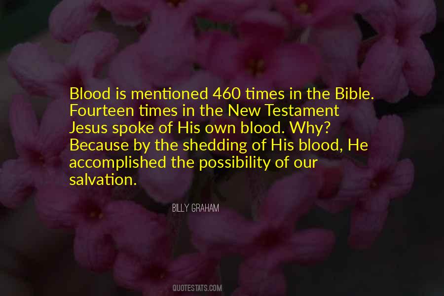 Blood Shedding Quotes #532292