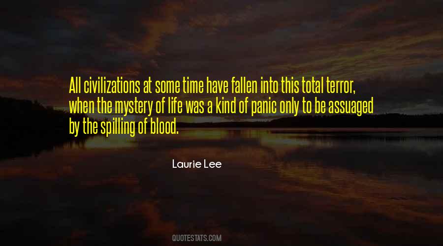 Blood Spilling Quotes #1395182