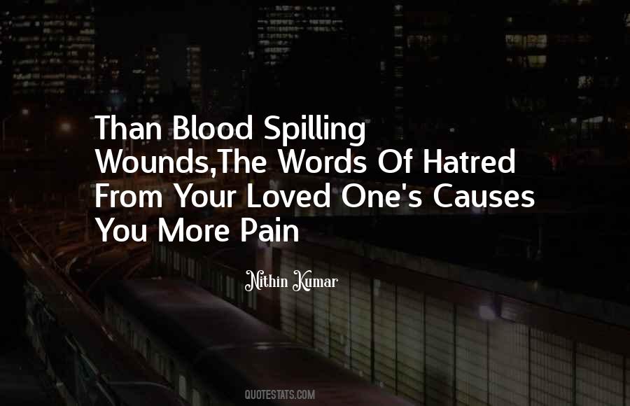 Blood Spilling Quotes #686317