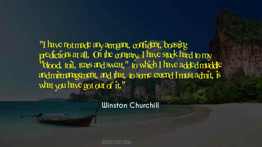 Blood Sweat Quotes #1390425