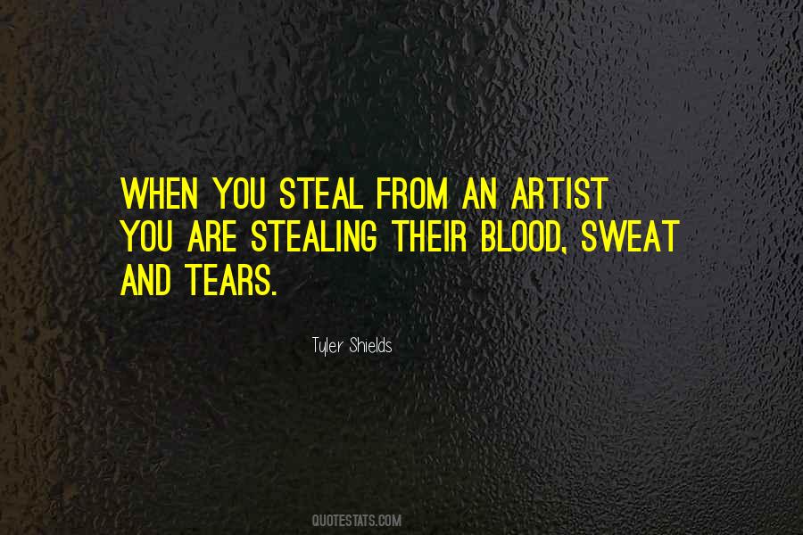 Blood Sweat Tears Quotes #324938