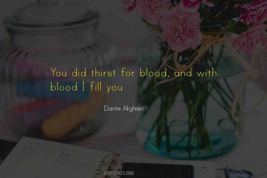 Blood Thirst Quotes #1303789