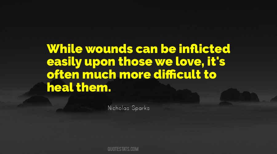 Quotes About Love Wounds #1029086