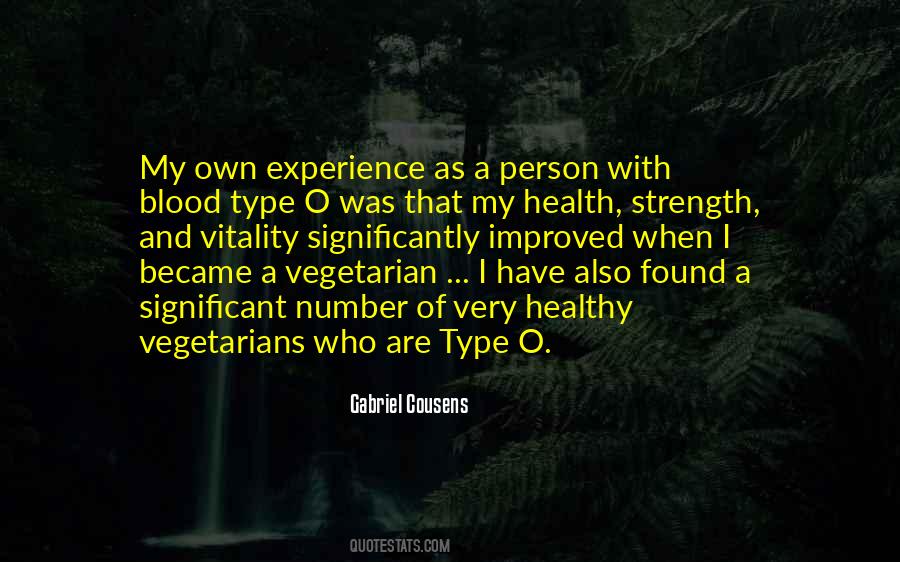 Blood Type O Quotes #1760937