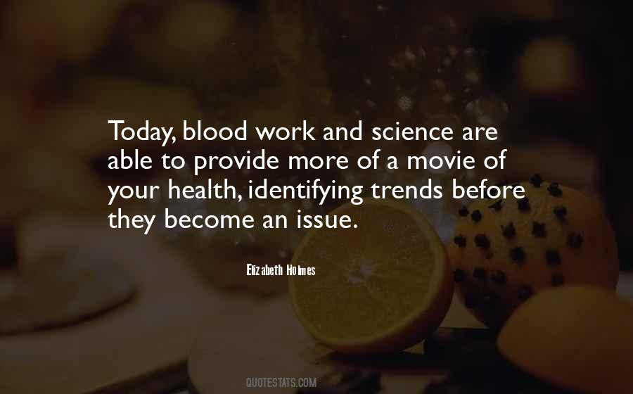 Blood Work Quotes #906242