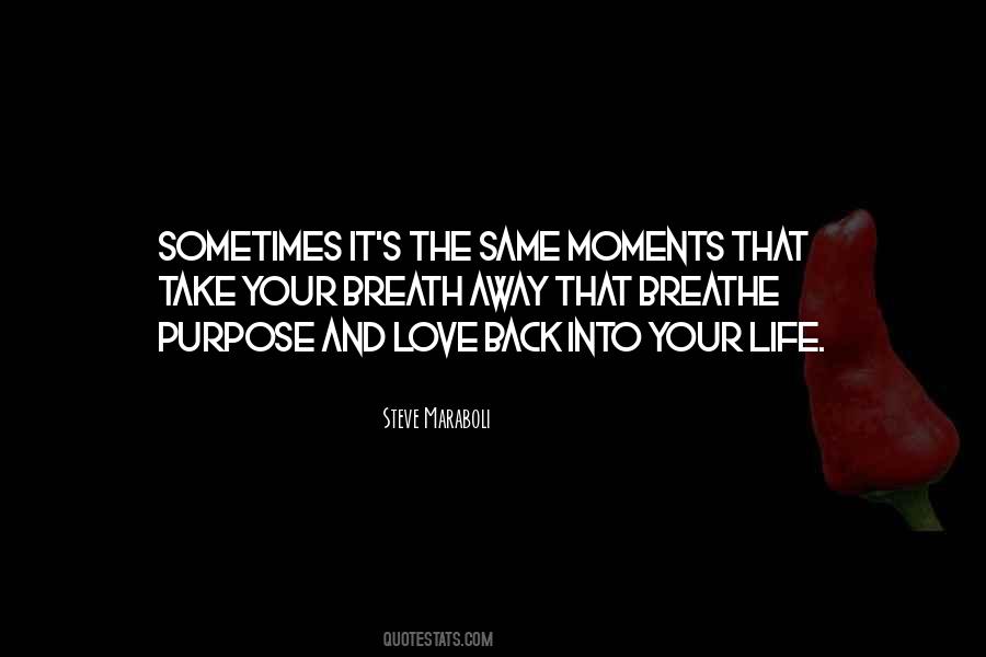 Moments That Take Our Breath Away Quotes #709549