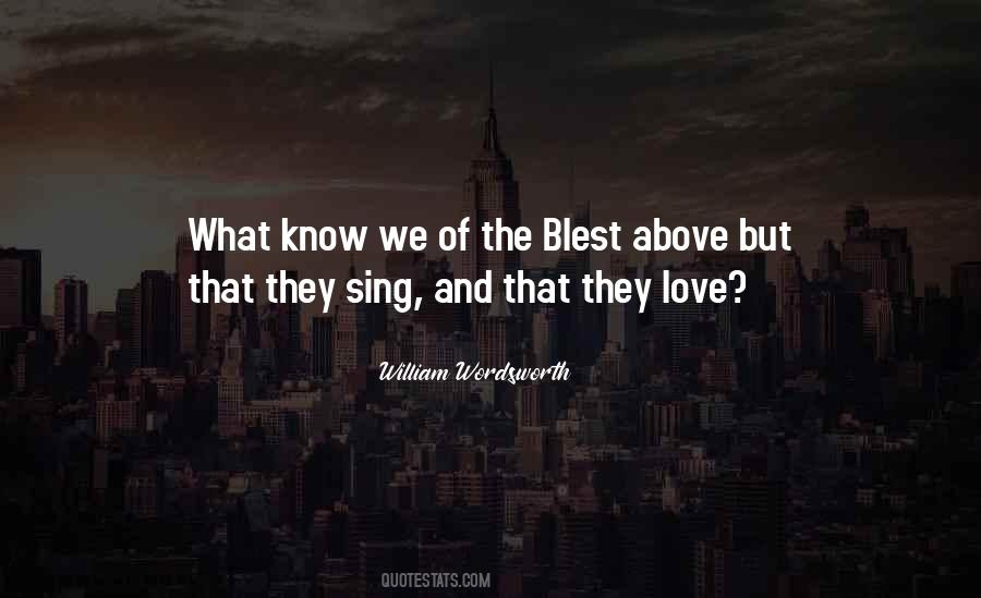 Quotes About Love Wordsworth #174560
