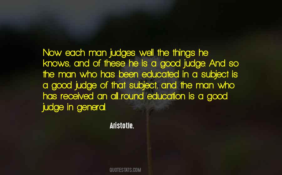 Good Judges Quotes #138561