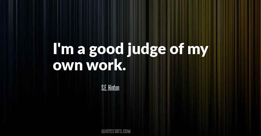 Good Judges Quotes #767732