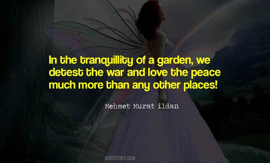 Garden Of Peace Quotes #130904