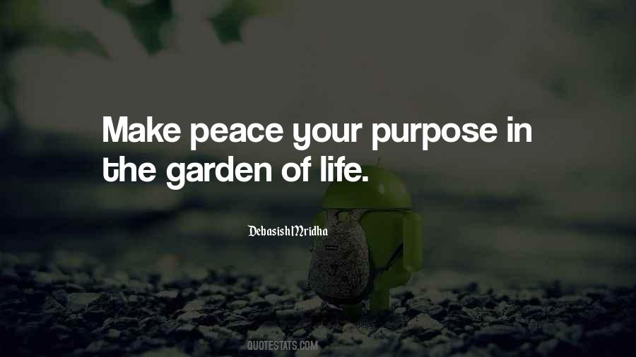 Garden Of Peace Quotes #1363787