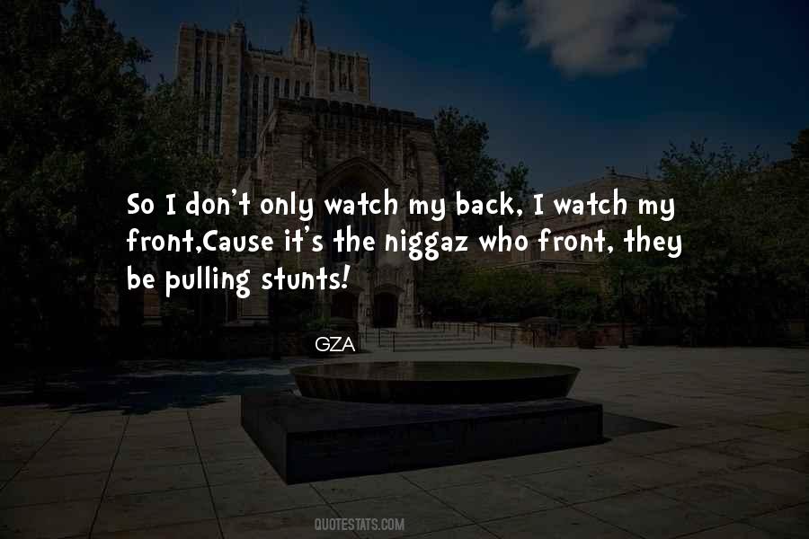Watch My Back Quotes #1867694