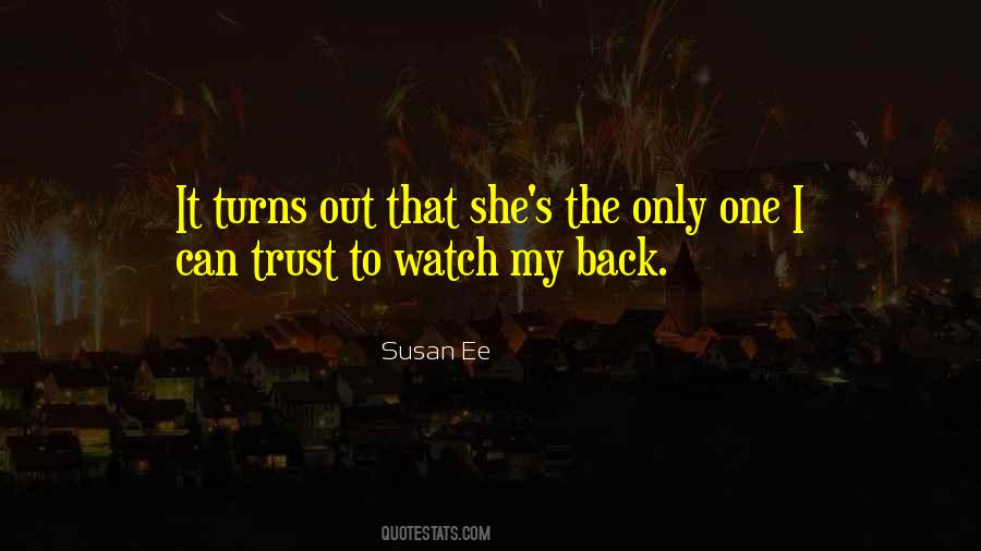 Watch My Back Quotes #808743