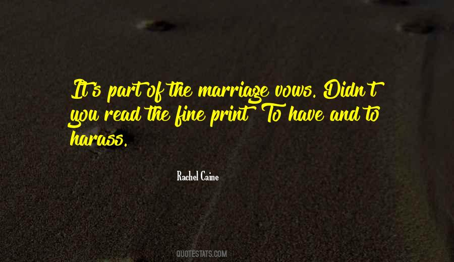 Vows Marriage Quotes #264749