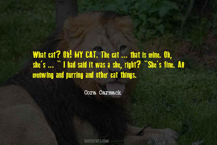 Cat Purring Quotes #285366