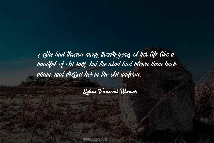 Thrown Back Quotes #352983