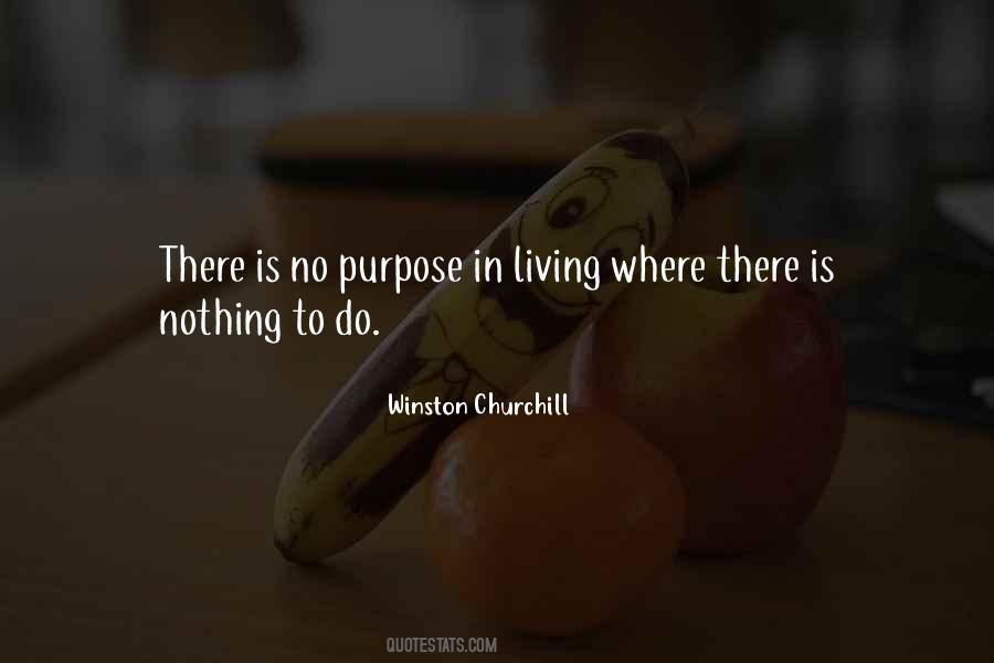 No Purpose Quotes #1393265